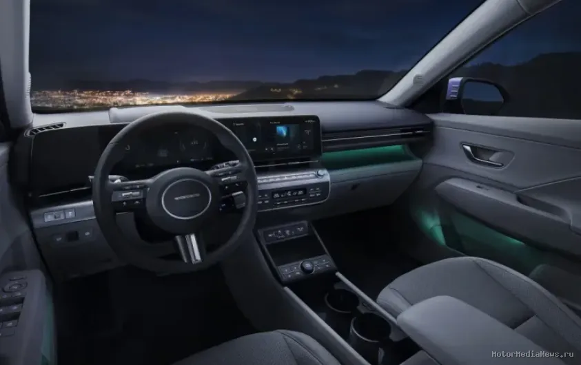 Интерьер Hyundai Kona 2024