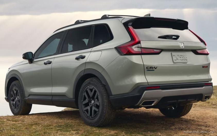 Honda CR-V 2025 вид сбоку