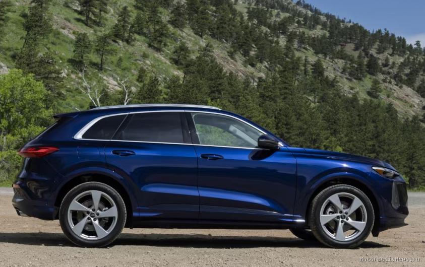 Вид сбоку Audi Q5 2025