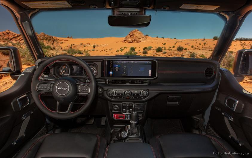 Интерьер 2025 Jeep Wrangler