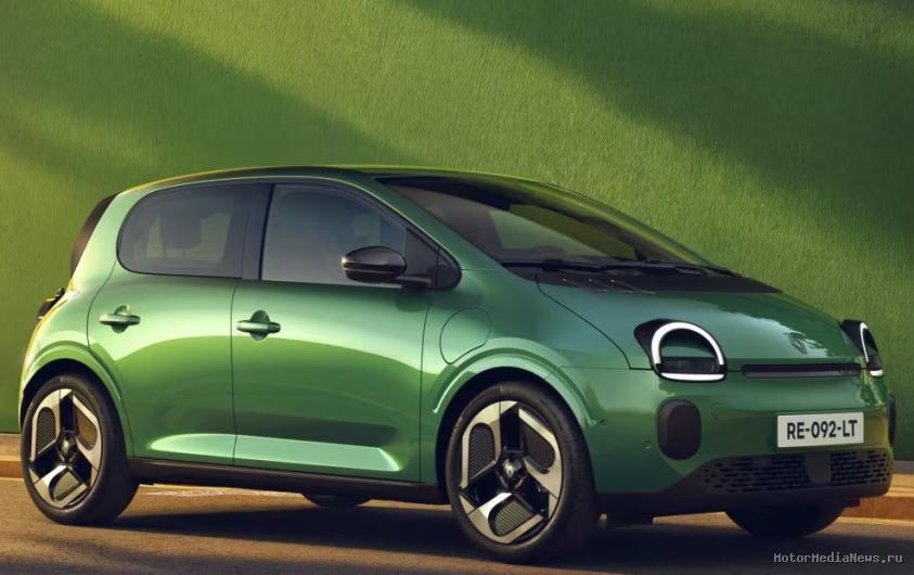 Renault Twingo Electric с интересным дизайном и технологиями