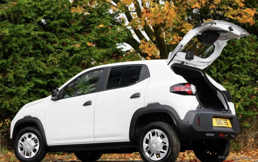 Dacia Spring ограниченное пространство