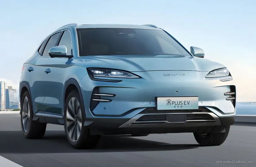 BYD Song Plus 2024 просторный компактный кроссовер