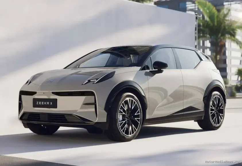 Zeekr X 2023 вид спереди