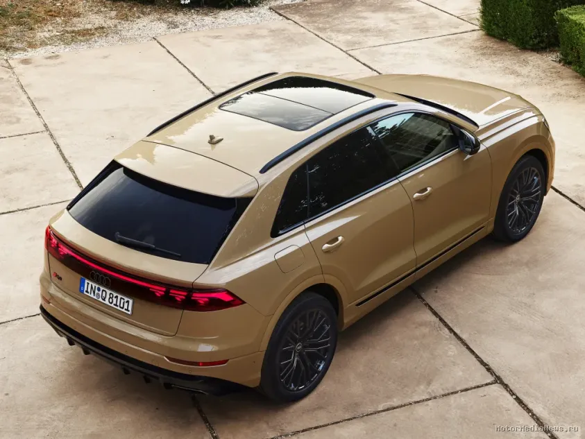 Audi Q8 S line 2023 панорамная крыша