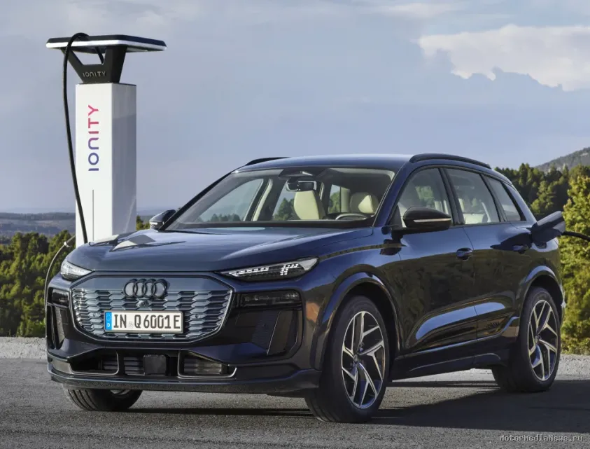 Audi Q6 E-Tron 2025 новый мощный кроссовер